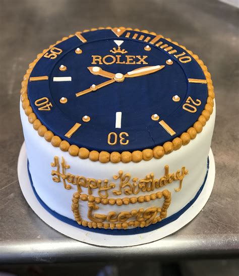 men's rolex birthday cake